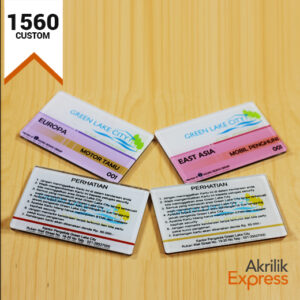 Akrilik Kartu Pass (1560)