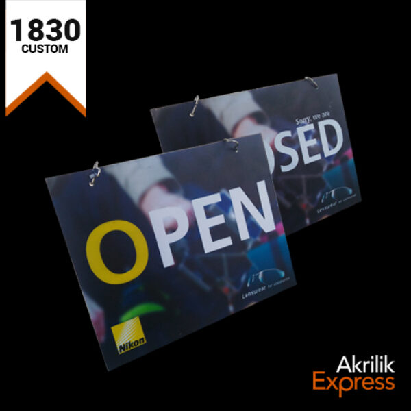 Sign Open Closed (1830)