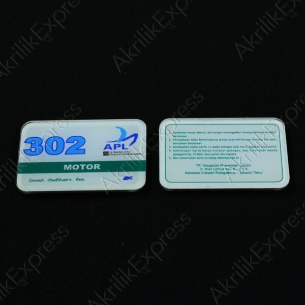 Akrilik Kartu Pass (1560)